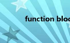 function block（function）