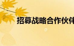 招募战略合作伙伴（招募战友奖励）