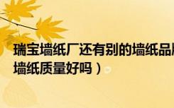 瑞宝墙纸厂还有别的墙纸品牌吗（瑞宝壁纸价格多少钱瑞宝墙纸质量好吗）