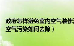 政府怎样避免室内空气装修污染（装修空气污染怎么办装修空气污染如何去除）