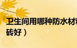 卫生间用哪种防水材料最好（卫生间用哪种瓷砖好）