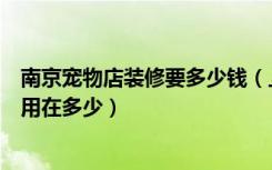南京宠物店装修要多少钱（上海开设家另类宠物店的装修费用在多少）