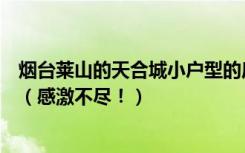 烟台莱山的天合城小户型的房子怎么样求高手给点指导意见（感激不尽！）