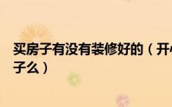 买房子有没有装修好的（开心网买房子里能买装修好了的房子么）