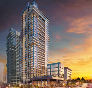 建筑开始于最后一个大型公寓井喷之一