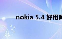 nokia 5.4 好用吗（nokia 5300）