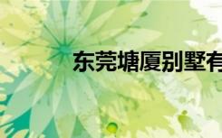 东莞塘厦别墅有哪些（怎么样）