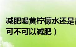 减肥喝黄柠檬水还是青柠檬水（喝青桔柠檬水可不可以减肥）