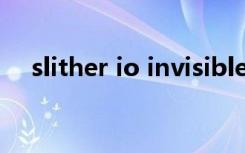 slither io invisible code（slither io）