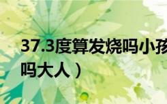 37.3度算发烧吗小孩怎么办（37.3度算发烧吗大人）