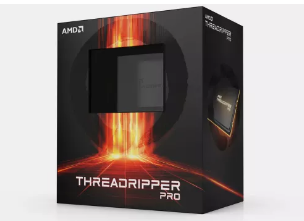 AMD Threadripper Pro 5000WX 封装图像的表面