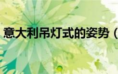 意大利吊灯式的姿势（吊灯功能性具备哪些）