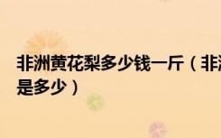 非洲黄花梨多少钱一斤（非洲黄花梨简介，非洲黄花梨价格是多少）