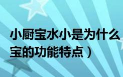 小厨宝水小是为什么（小水宝是什么厨房小水宝的功能特点）