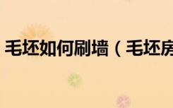 毛坯如何刷墙（毛坯房装修房间要怎么刷墙）