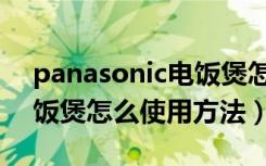panasonic电饭煲怎么煮粥（panasonic电饭煲怎么使用方法）