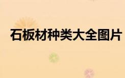 石板材种类大全图片（石板材种类有哪些）