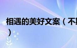 相遇的美好文案（不期而遇的美好文案有哪些）
