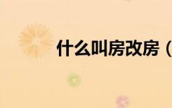 什么叫房改房（什么叫房改房）