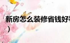 新房怎么装修省钱好看又大方（新房怎么装修）