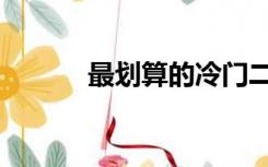 最划算的冷门二手车（最划算）