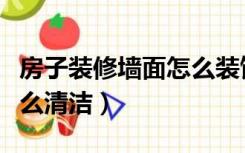 房子装修墙面怎么装饰好看（房子装修墙面怎么清洁）