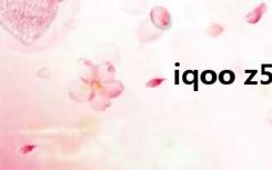 iqoo z5（iqiyi）
