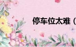 停车位太难（停车位尺寸）