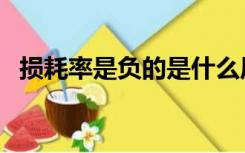 损耗率是负的是什么原因（损耗率怎么算）