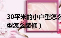 30平米的小户型怎么装修好（30平米的小户型怎么装修）