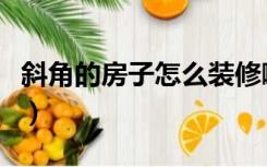 斜角的房子怎么装修啊（斜角的房子怎么装修）