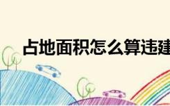 占地面积怎么算违建（占地面积怎么算）