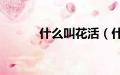 什么叫花活（什么叫花园洋房）
