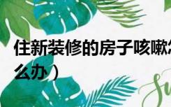 住新装修的房子咳嗽怎么办（装修污染咳嗽怎么办）