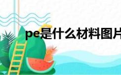 pe是什么材料图片（pe是什么材料）