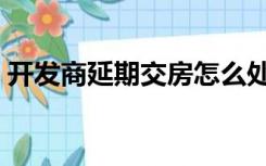 开发商延期交房怎么处理（开发商延期交房）