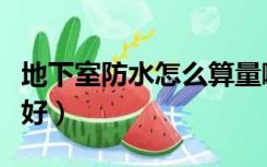 地下室防水怎么算量啊（地下室防水怎么做最好）