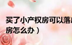 买了小产权房可以落户到当地吗（买了小产权房怎么办）