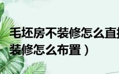 毛坯房不装修怎么直接入住效果图（毛坯房不装修怎么布置）