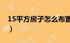 15平方房子怎么布置（15平方房子怎么装修）