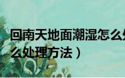 回南天地面潮湿怎么处理（回南天地面潮湿怎么处理方法）