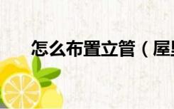 怎么布置立管（屋里有立管怎么装修）