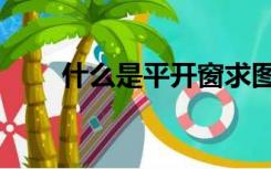 什么是平开窗求图（什么是平开窗）