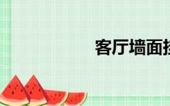 客厅墙面挂什么画好