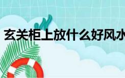 玄关柜上放什么好风水（玄关柜上放什么好）