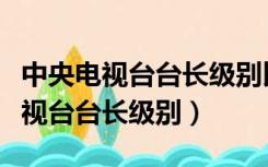 中央电视台台长级别比市委书记大吗（中央电视台台长级别）