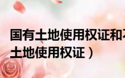 国有土地使用权证和不动产权证的区别（国有土地使用权证）
