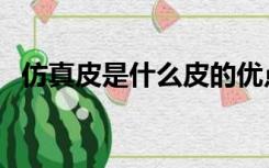 仿真皮是什么皮的优点（仿真皮是什么皮）