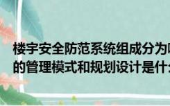楼宇安全防范系统组成分为哪几个部分（楼宇安全防范系统的管理模式和规划设计是什么）