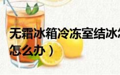 无霜冰箱冷冻室结冰怎么办（冰箱冷冻室结冰怎么办）